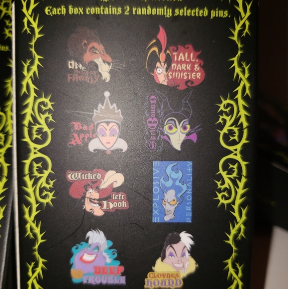 3/$48 Disney Parks Villains Mystery Pins, Sealed - Picture 4 of 5